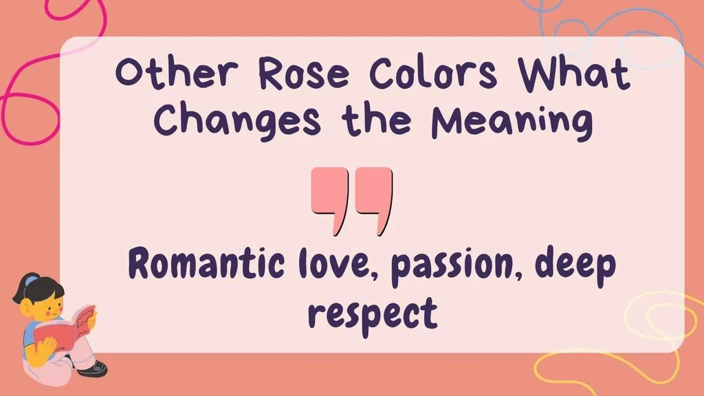 Other Rose Colors What Changes the Meaning