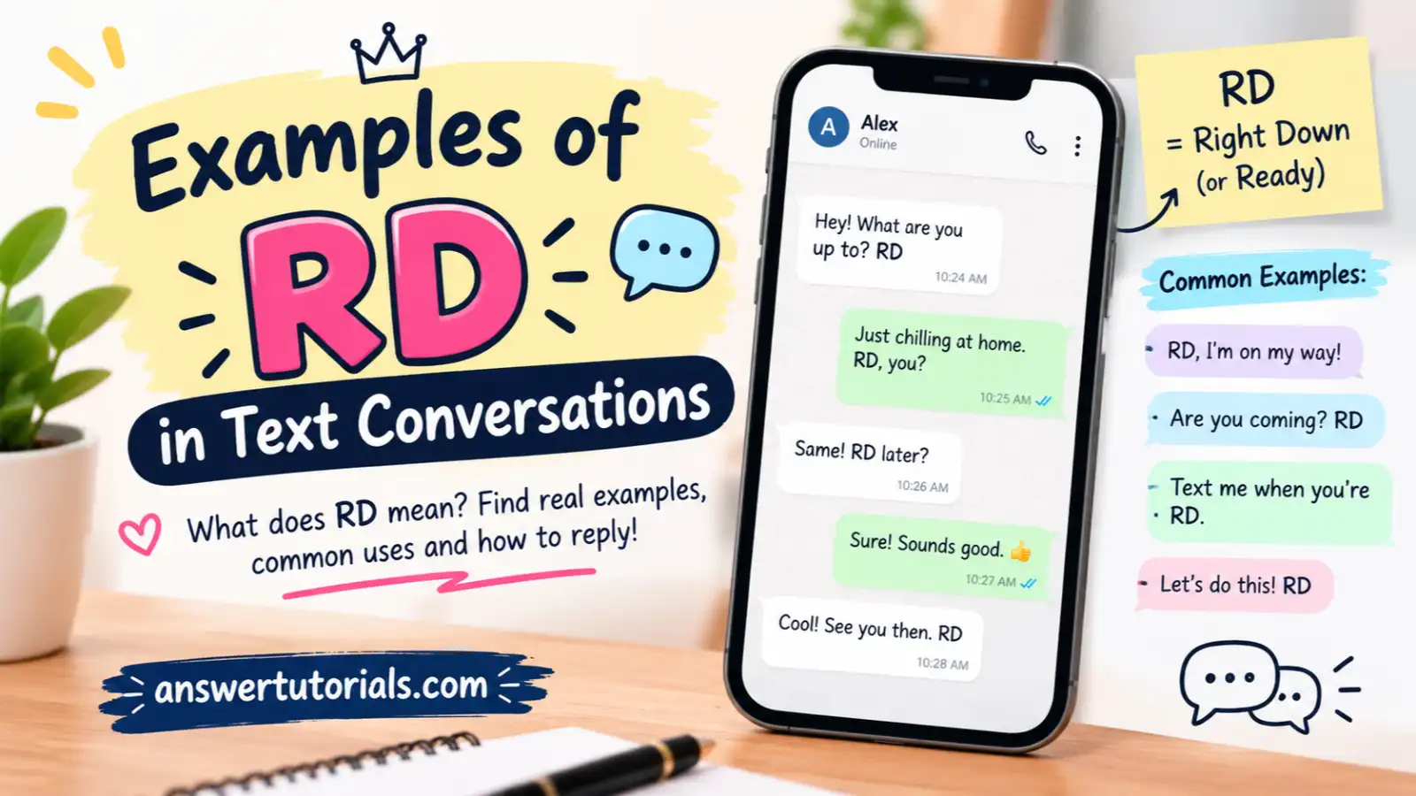 Examples of RD in Text Conversations 💬