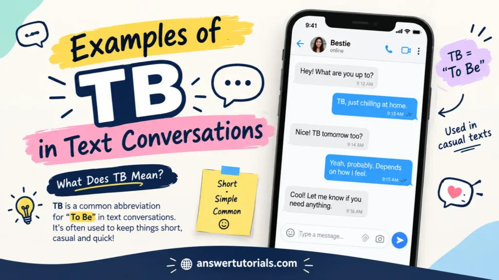 Examples of TB in Text Conversations 💬