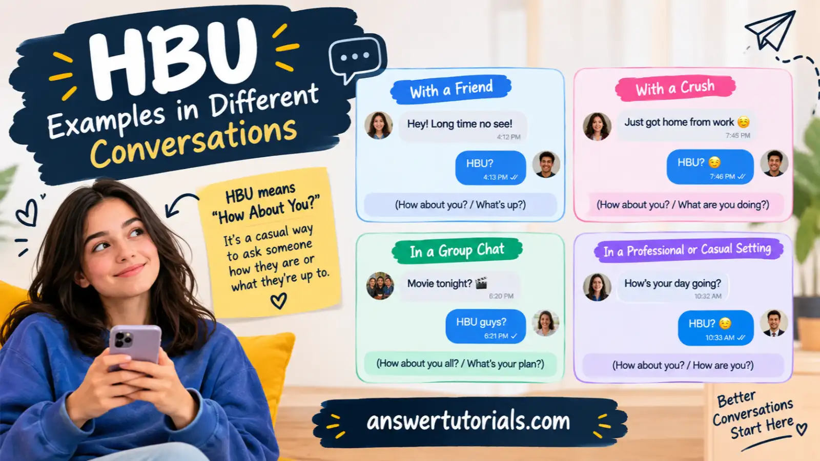 HBU Examples in Different Conversations