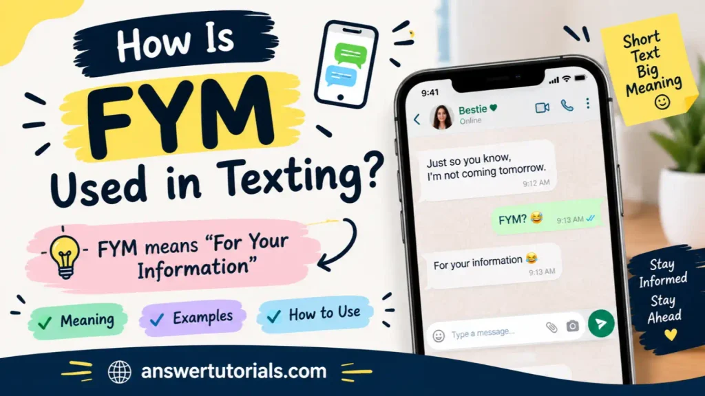 How Is FYM Used in Texting? 📱
