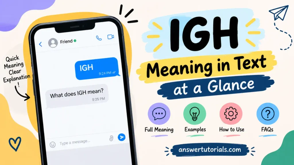 IGH Meaning in Text at a Glance