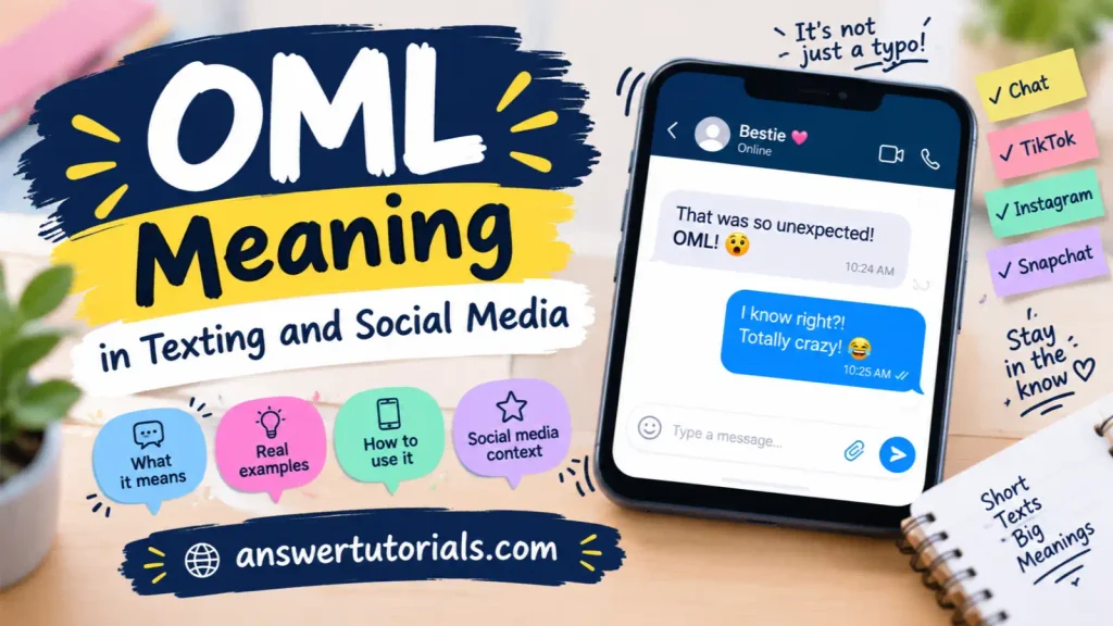 OML Meaning in Texting and Social Media