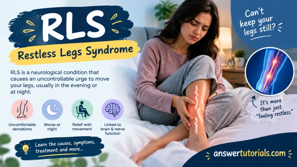 RLS as Restless Legs Syndrome 🦵