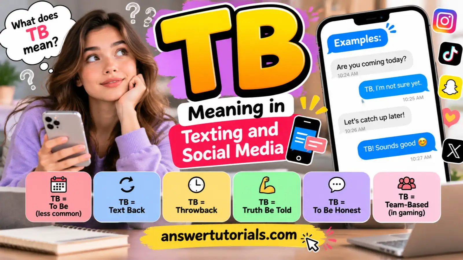 TB Meaning in Texting and Social Media 📱