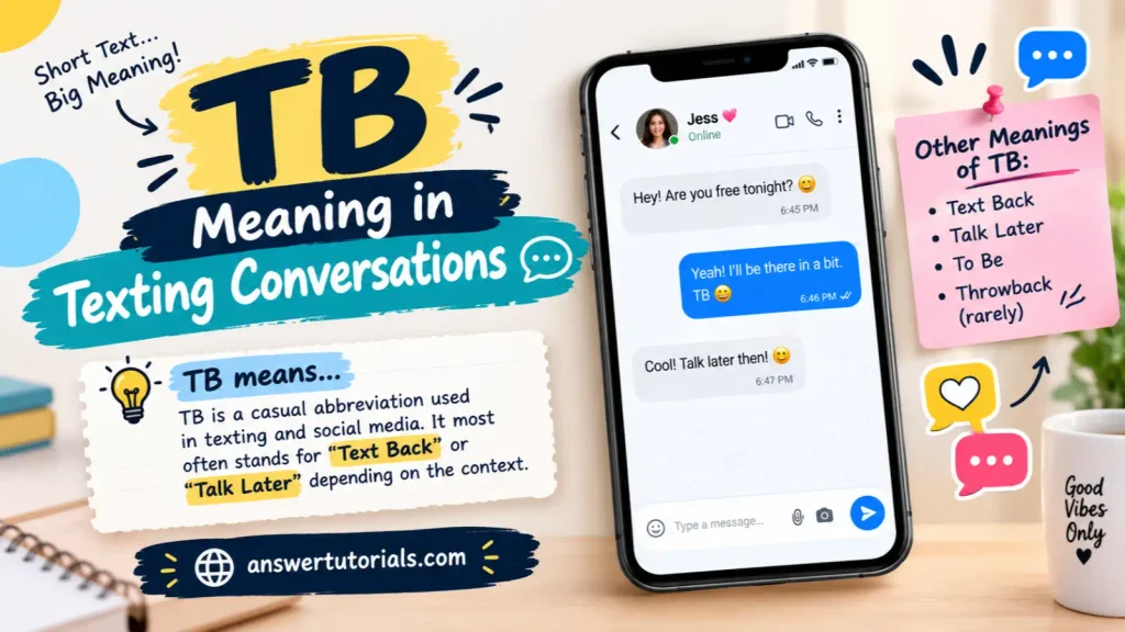 TB Meaning in Texting Conversations 💬