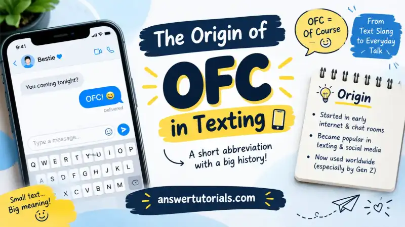 The Origin of OFC in Texting 📱
