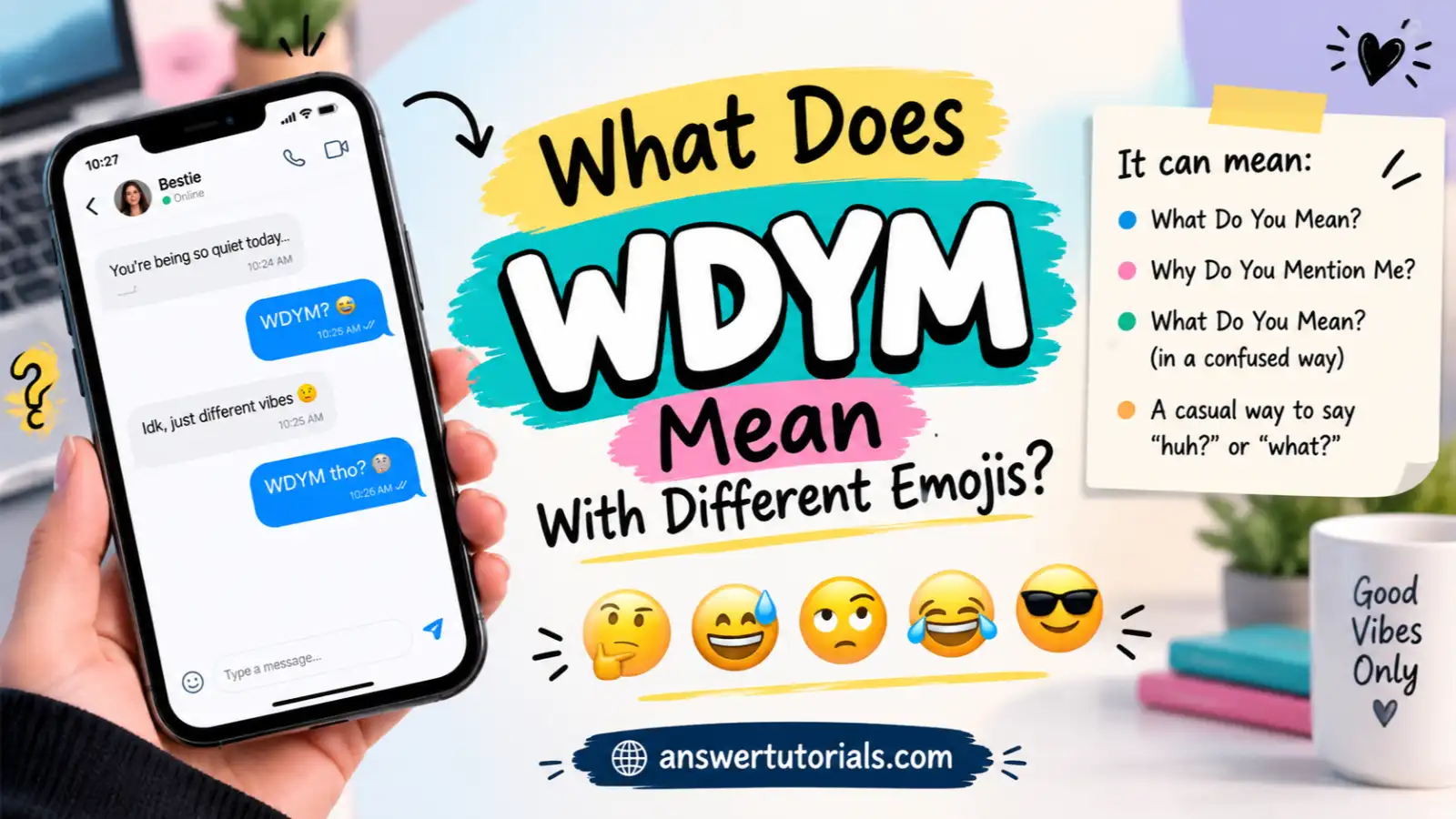 What Does WDYM Mean With Different Emojis