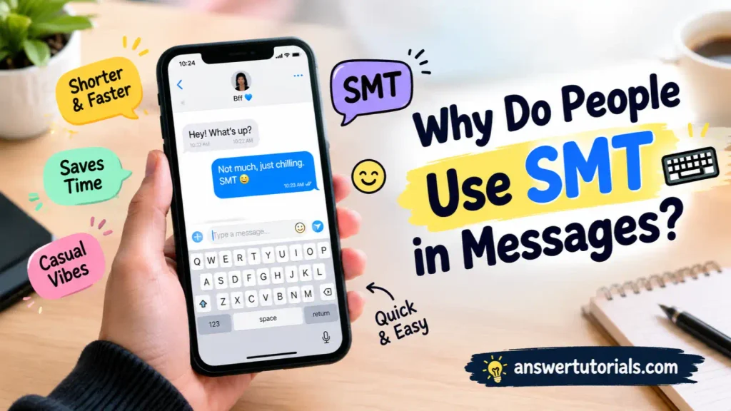 Why Do People Use SMT in Messages? ⌨️