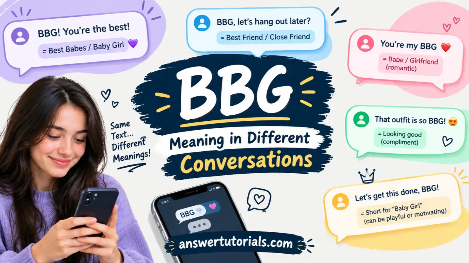 BBG Meaning in Different Conversations