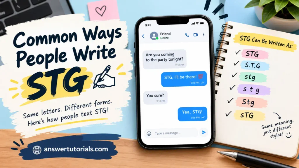 Common Ways People Write STG