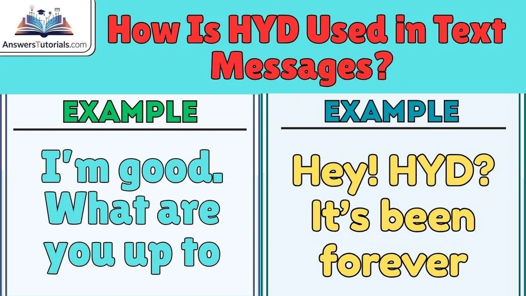 How Is HYD Used in Text Messages