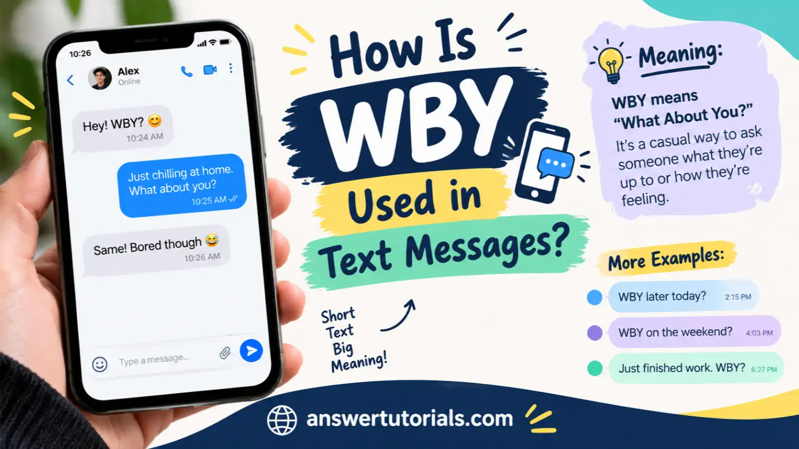 How Is WBY Used in Text Messages? π²