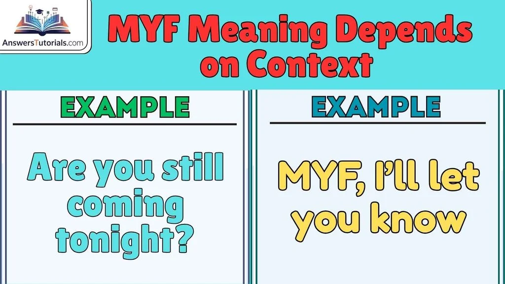 MYF Meaning Depends on Context