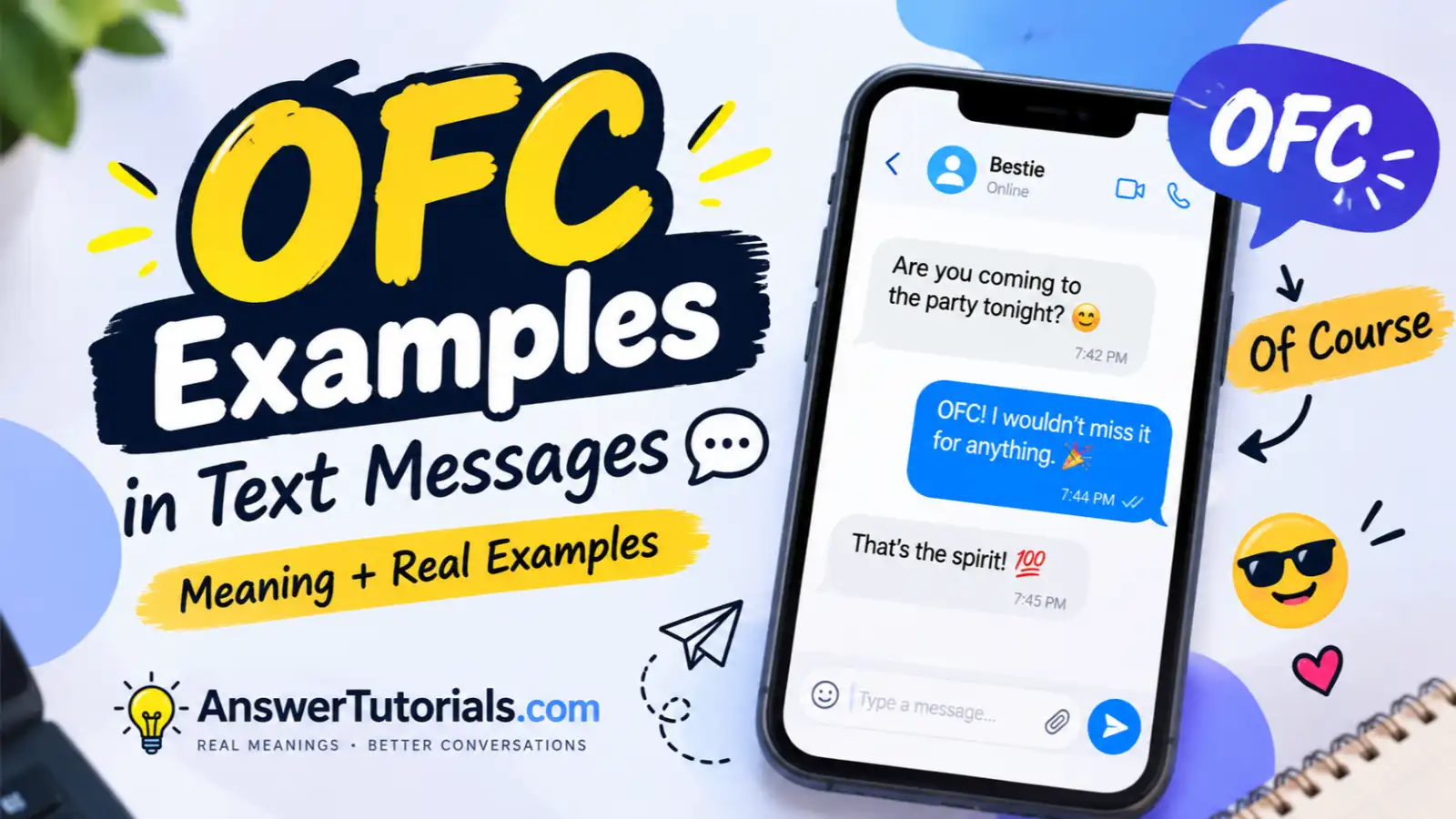 OFC Examples in Text Messages