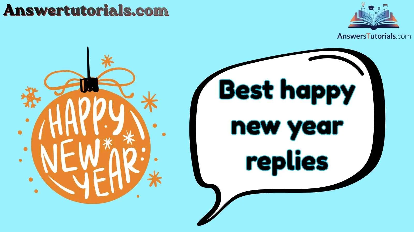 Best happy new year replies