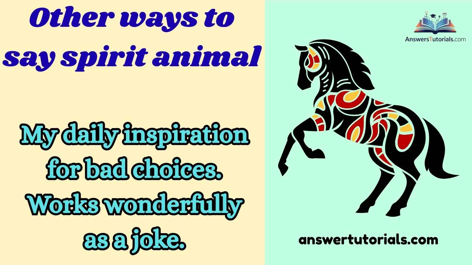 Other ways to say spirit animal