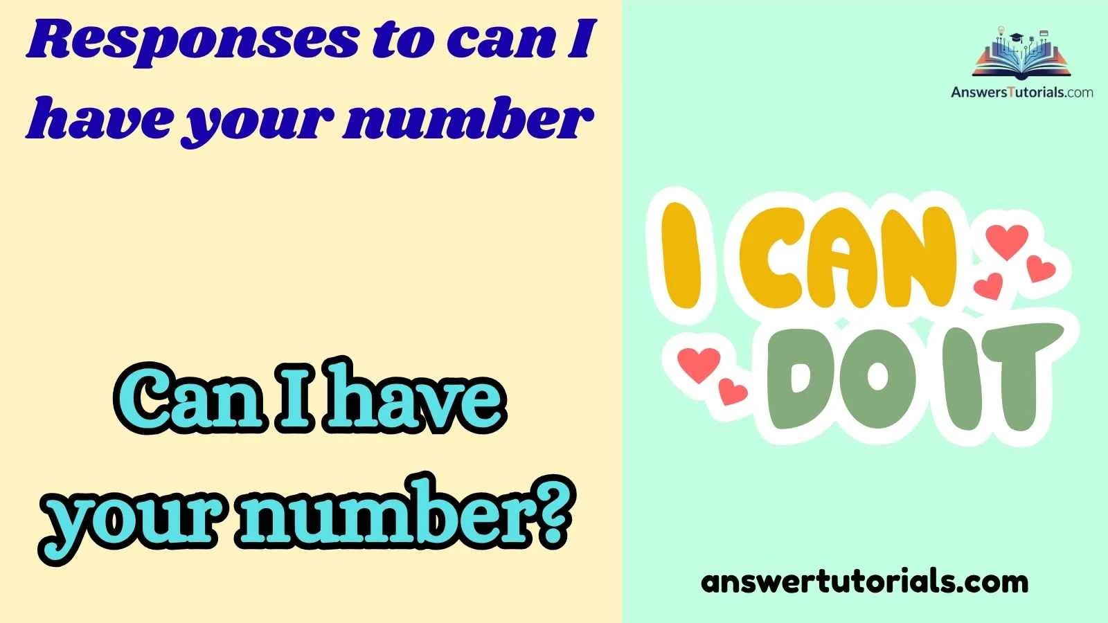 Responses to can I have your number