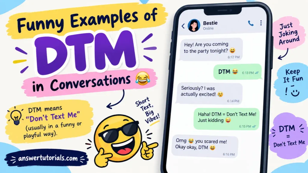 Funny Examples of DTM in Conversations 😂